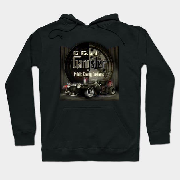 Ratrod Gangster Hoodie by hardtbonez